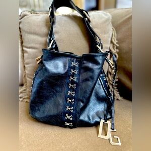 Dolce & Gabbana Statement Handbag-Black Leather. With original tags and bag.